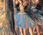 埃德加 德加 : Group of Dancers, Tree Decor